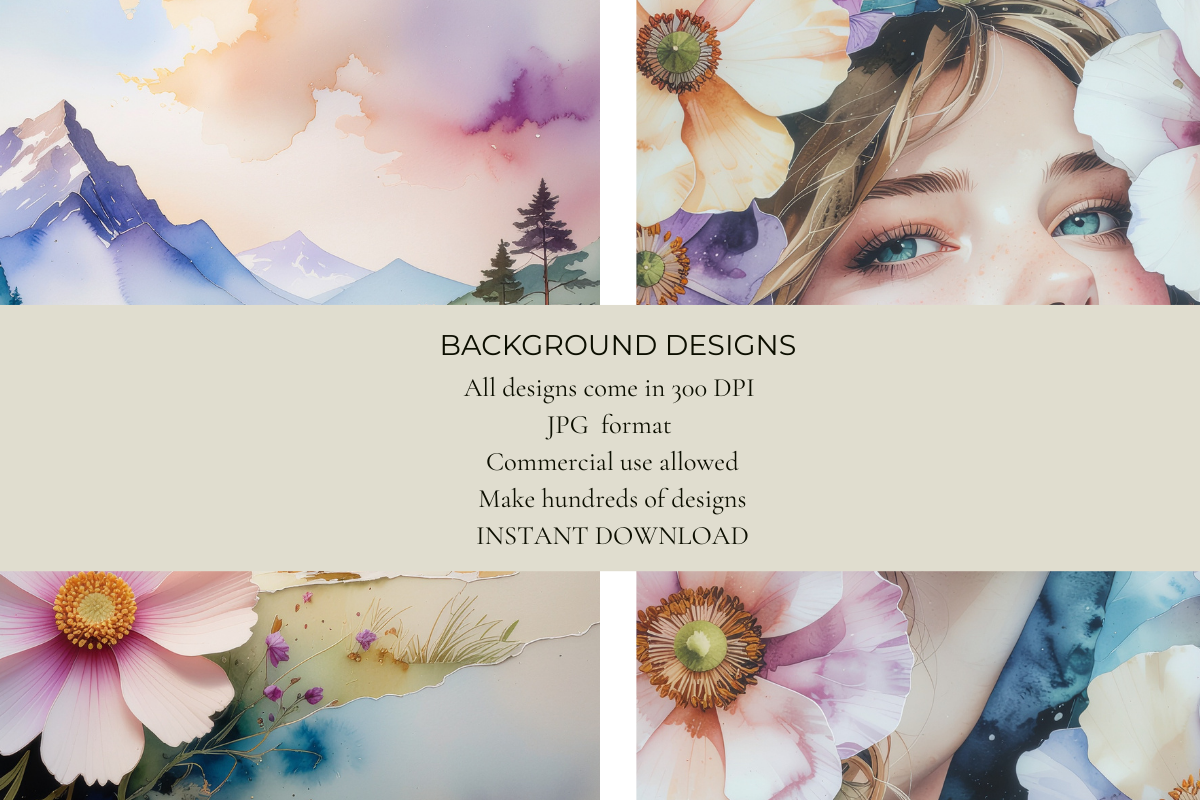 Summer Romance Junk Journal Papers