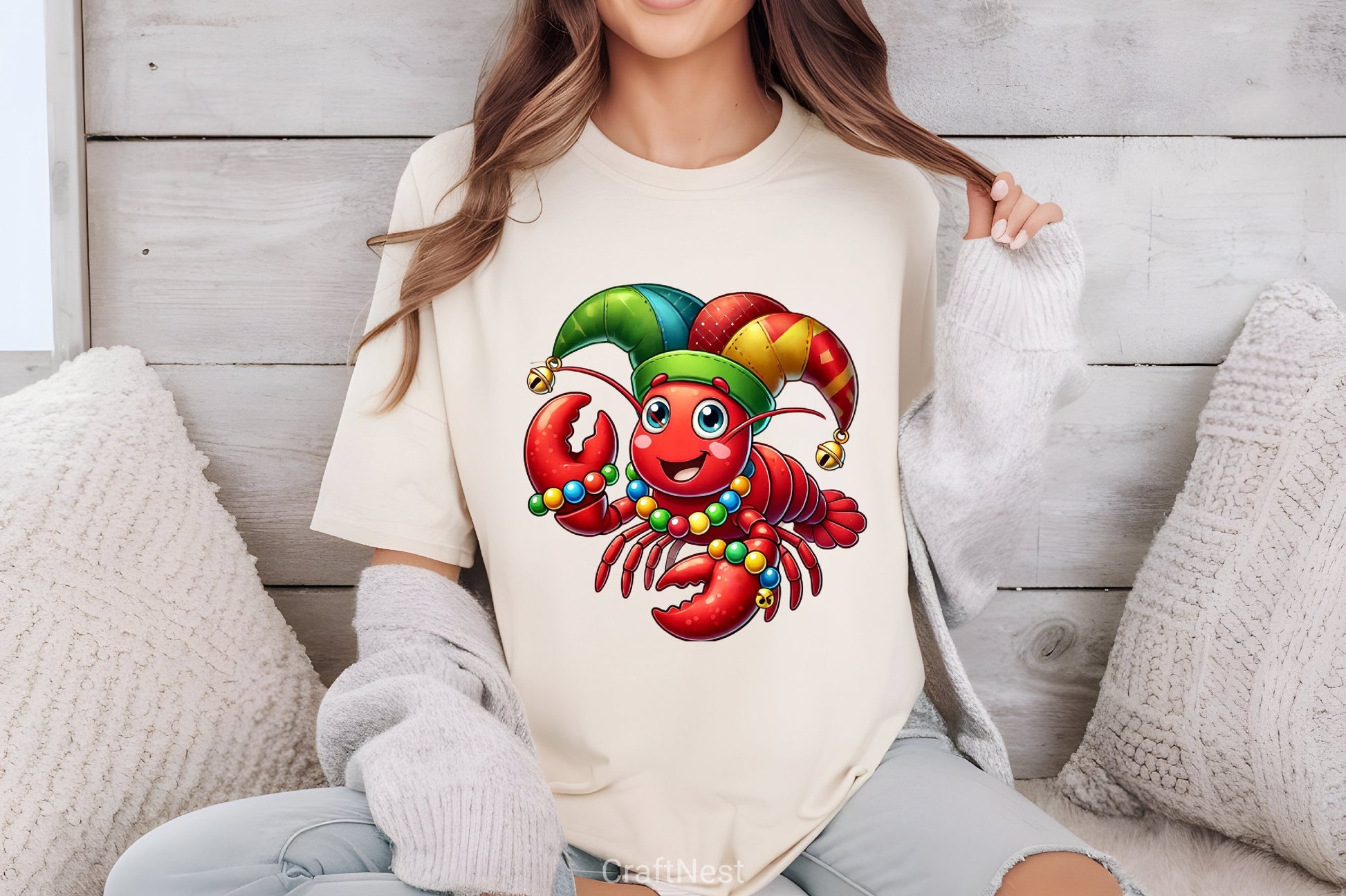 Lobster Mardi Gras Clipart Bundle 2 - CraftNest - Digital Crafting and Art