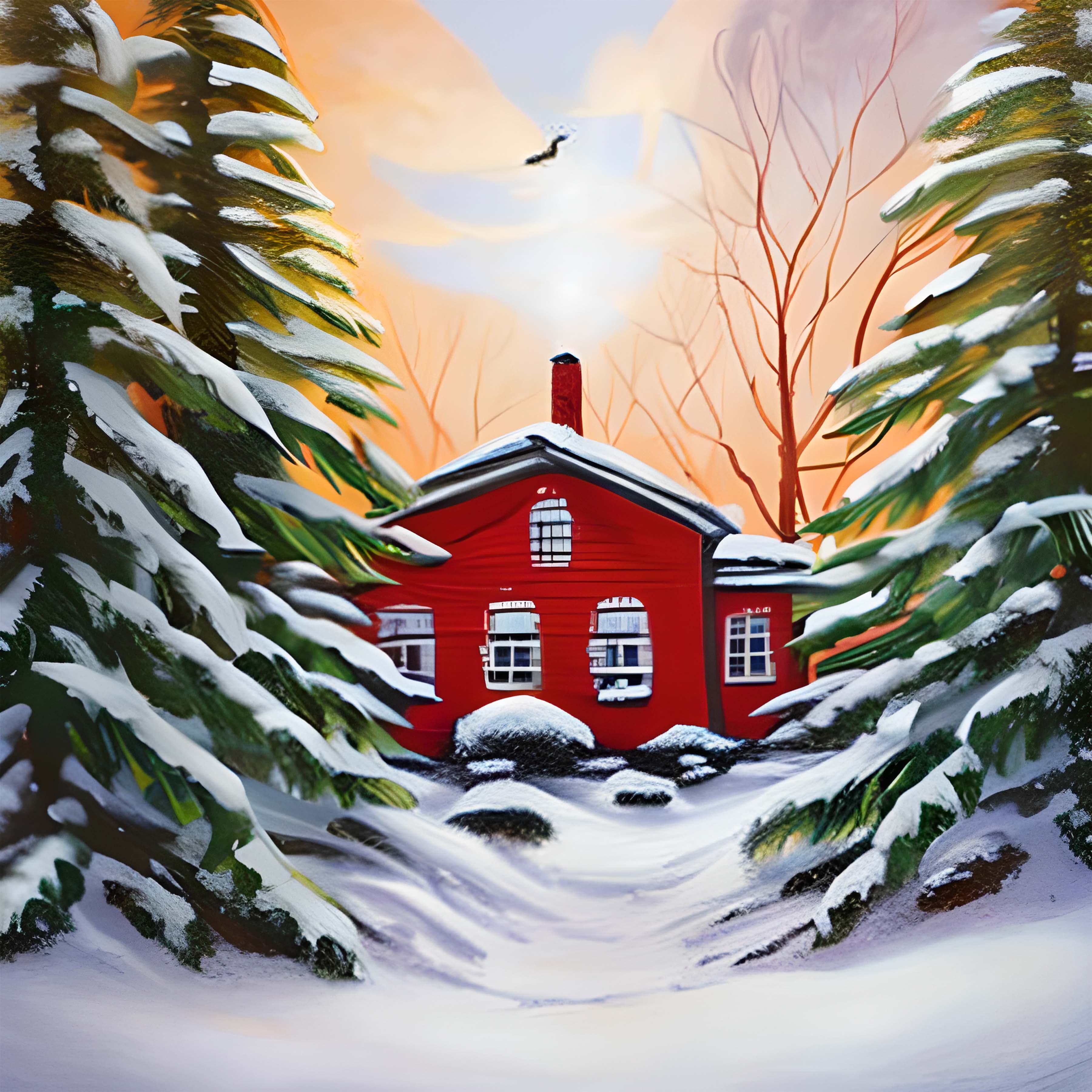 Winter Seamless Digital Paper 3 - CraftNest - Digital Crafting and Art