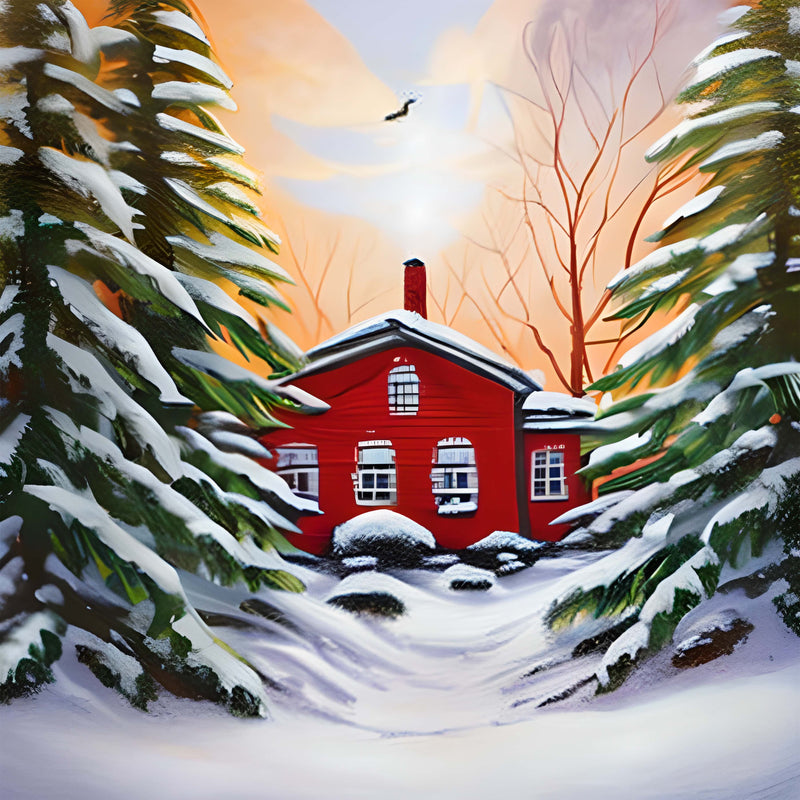 Winter Seamless Digital Paper 3 - CraftNest - Digital Crafting and Art