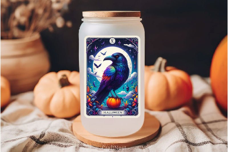 Raven Bird Tarot Card Clipart Bundle 6 - CraftNest - Digital Crafting and Art