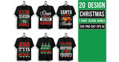 Christmas T Shirt Bundle 11 - CraftNest - Digital Crafting and Art