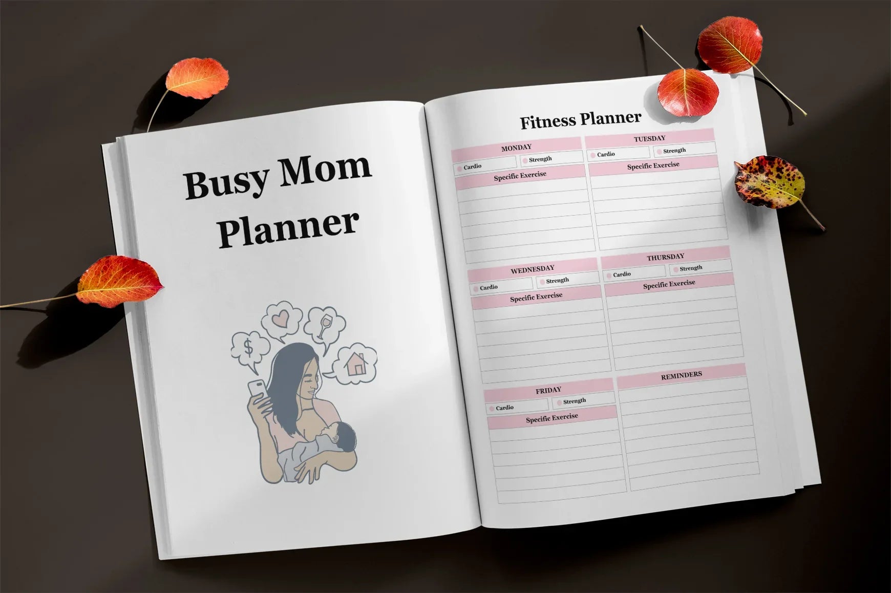 Busy Mom Planner - CraftNest - Digital Crafting and Art