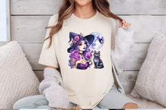 Halloween Witch Girl Clipart Bundle 5 - CraftNest - Digital Crafting and Art