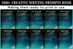 Creative Writing Prompts Book - CraftNest - Digital Crafting and Art