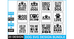 2 Dog SVG Bundle - CraftNest - Digital Crafting and Art