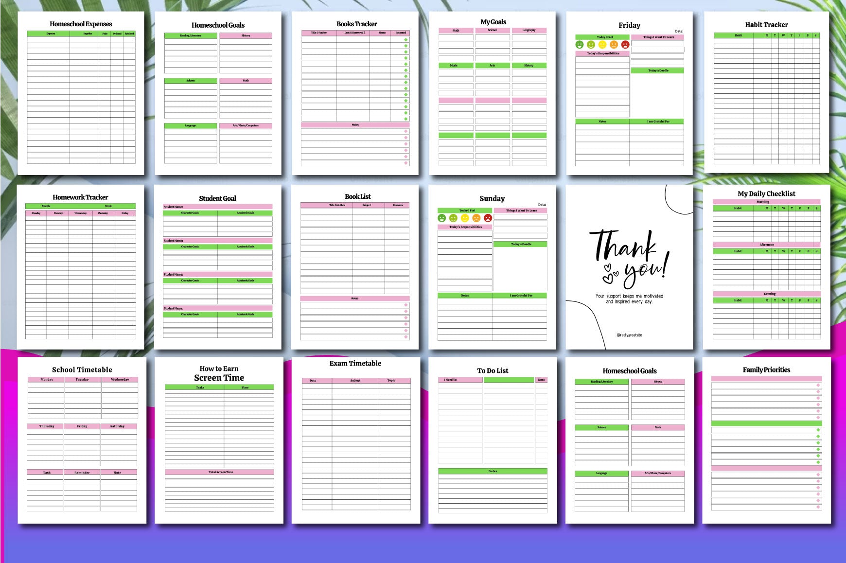 Home School Planner