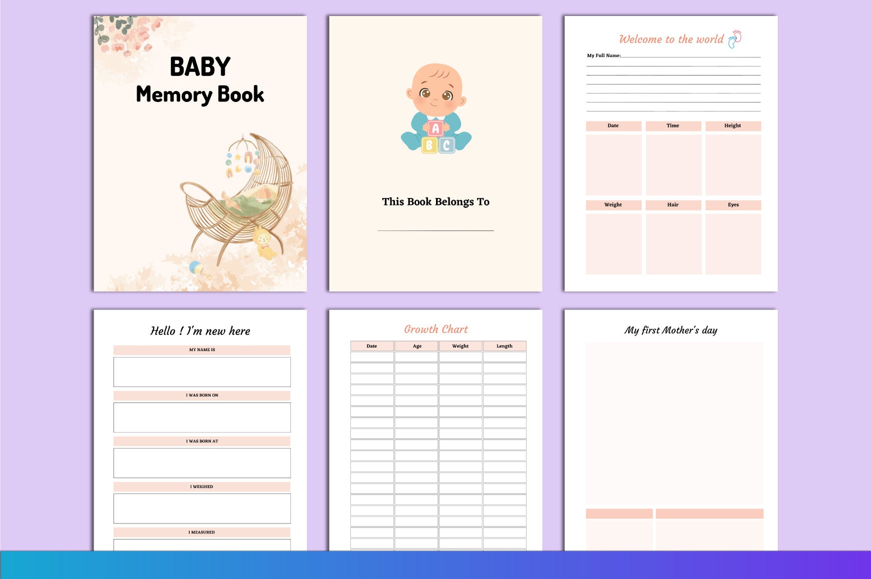 Baby Memory Journal