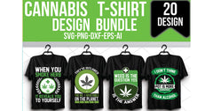 Cannabis T-Shirt Bundle - CraftNest - Digital Crafting and Art