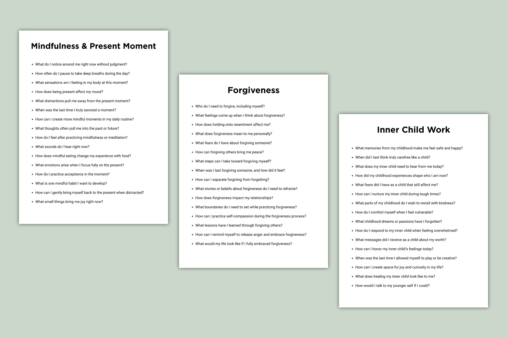 Mental Care Prompts