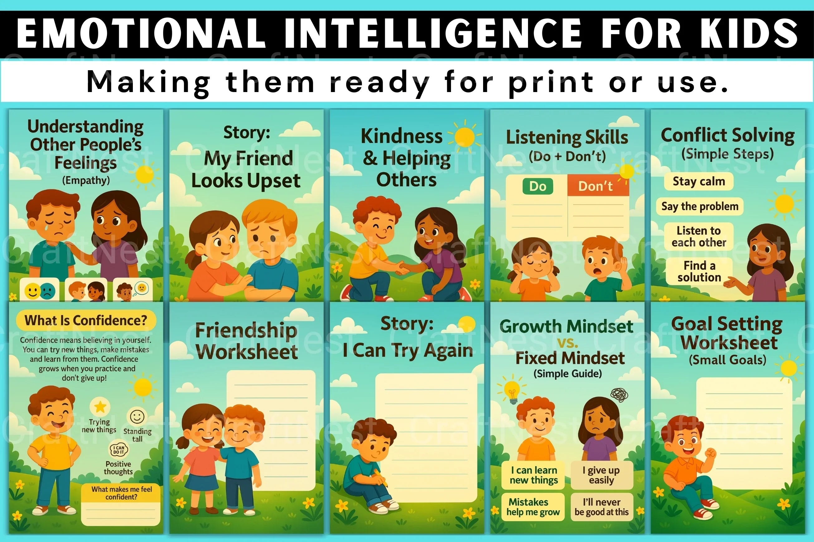 Emotional Intelligence for Kids: A Guide - CraftNest - Digital Crafting and Art