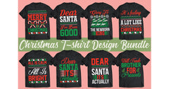 Christmas T-Shirt Bundle 4 - CraftNest - Digital Crafting and Art