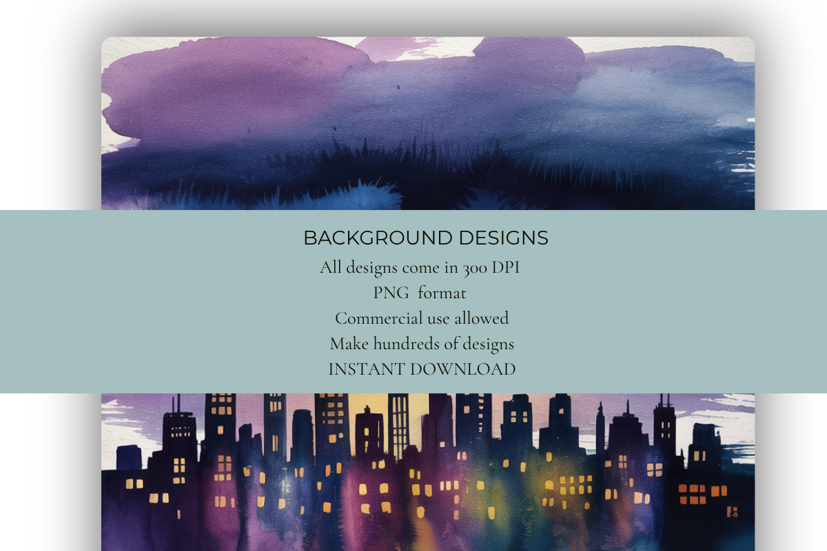 Night Skylines Background Papers