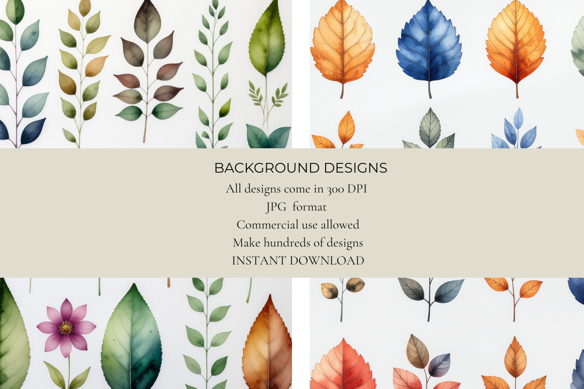 Simply Leaves Junk Journal Papers