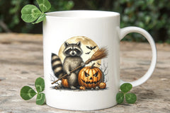 Halloween Raccoon Clipart Bundle 3 - CraftNest - Digital Crafting and Art