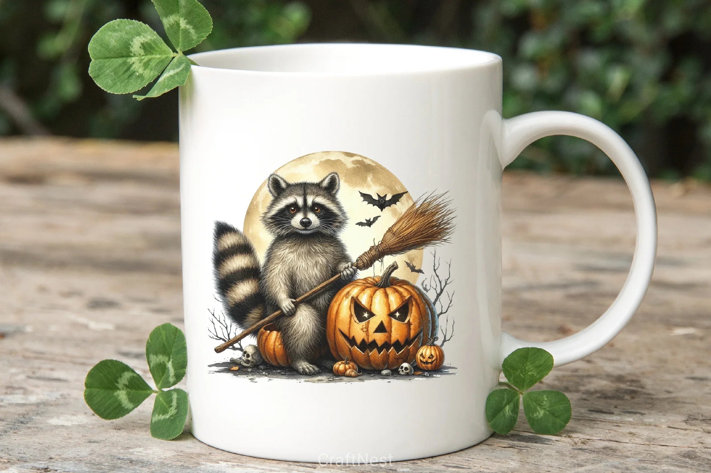 Halloween Raccoon Clipart Bundle 3 - CraftNest - Digital Crafting and Art