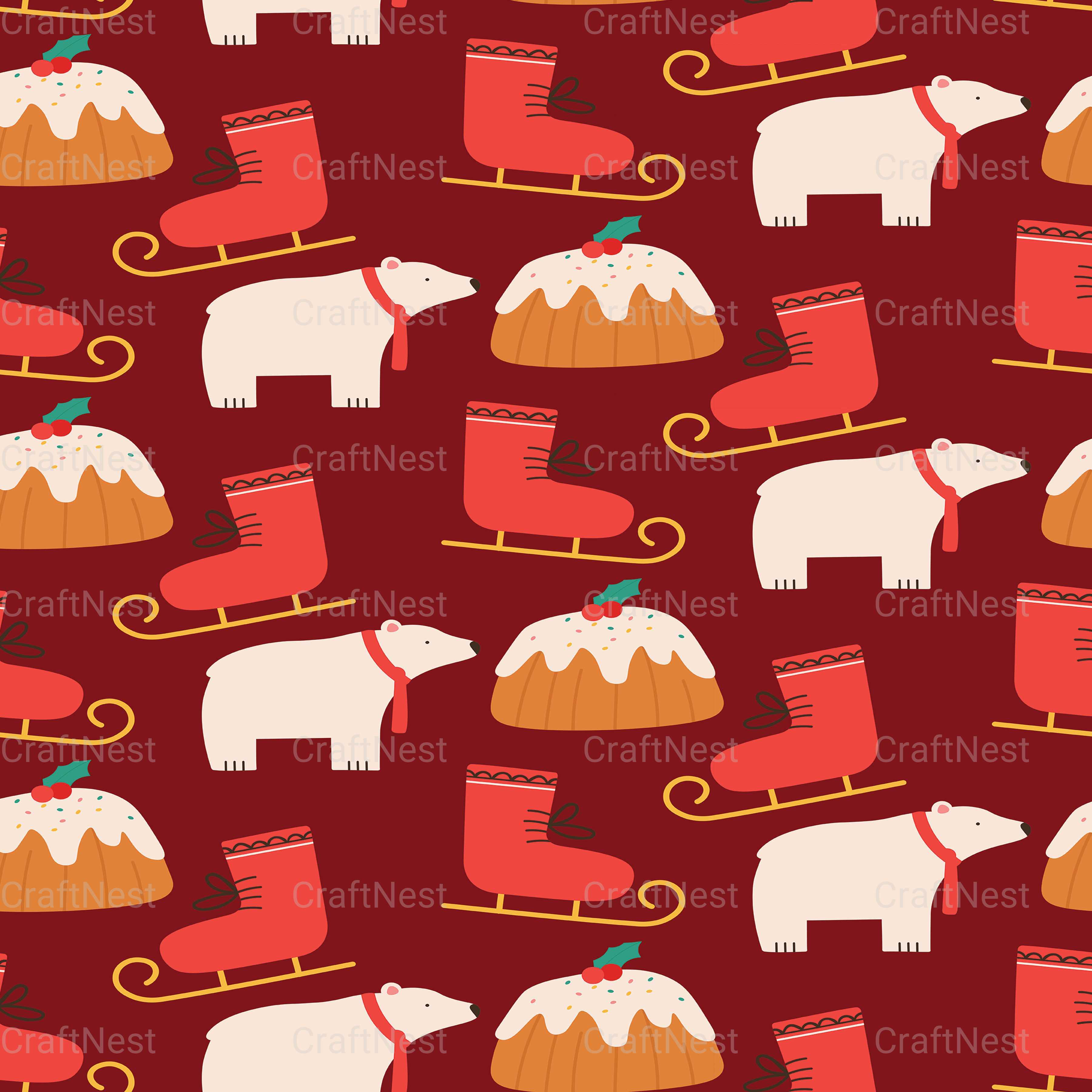 Christmas Windows Stock Images - CraftNest - Digital Crafting and Art