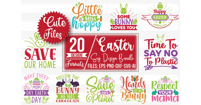 Easter SVG Bundle 9 - CraftNest - Digital Crafting and Art