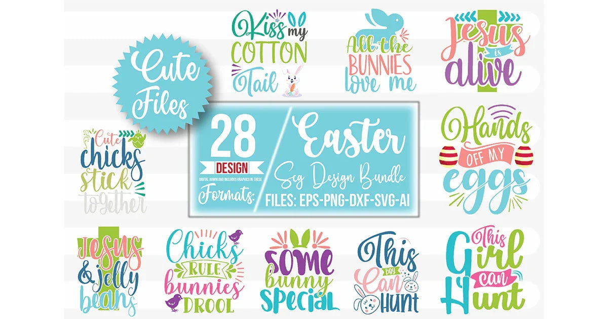 Easter SVG Bundle 7 - CraftNest - Digital Crafting and Art