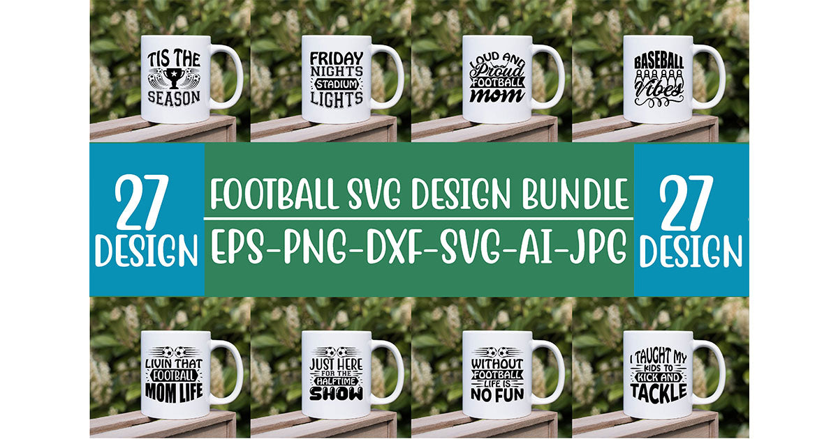 Football SVG Bundle - CraftNest - Digital Crafting and Art