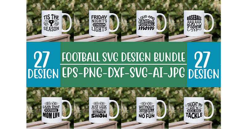 Football SVG Bundle - CraftNest - Digital Crafting and Art