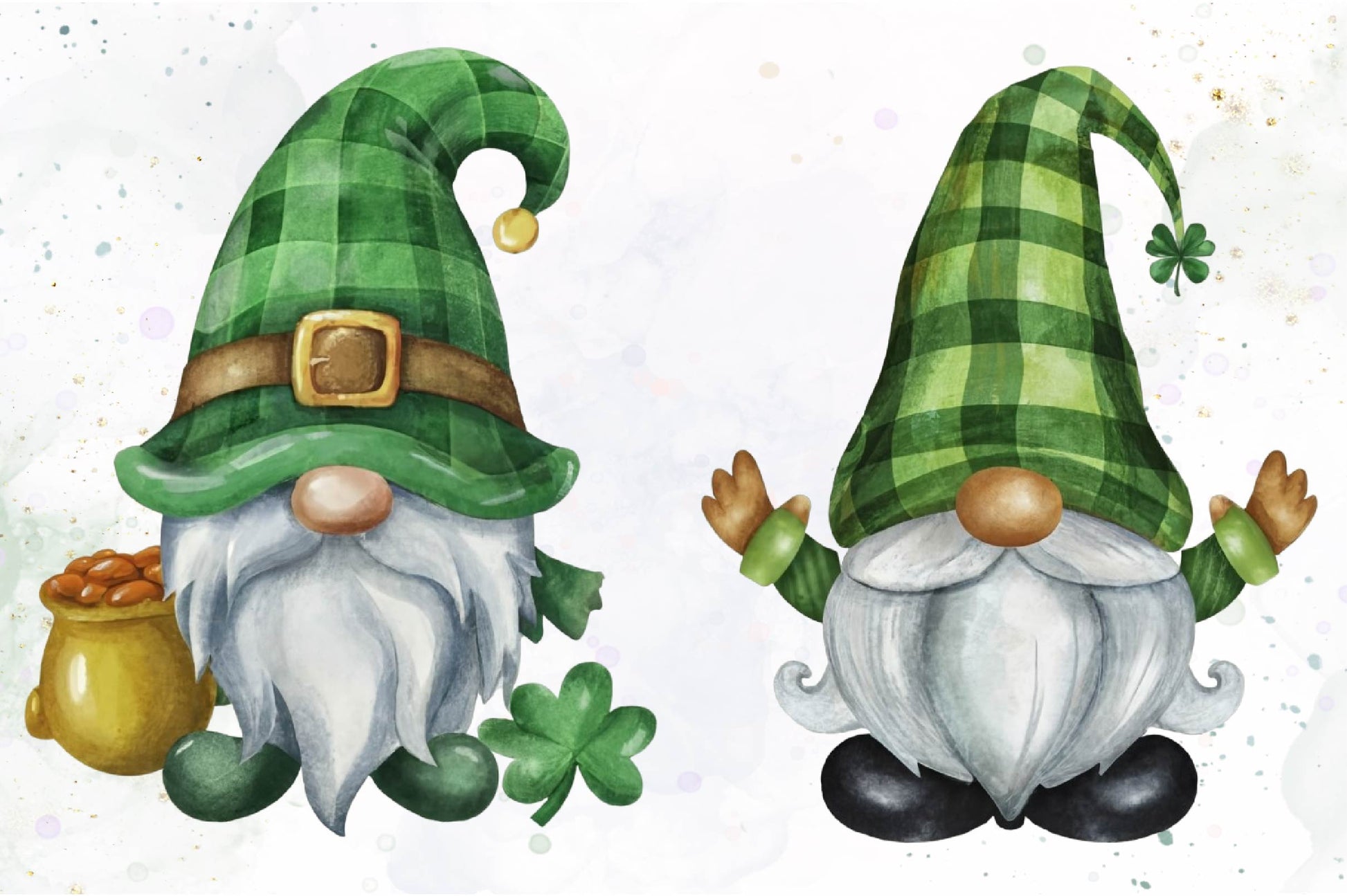 St Patricks Day Gnome Clipart Bundle - CraftNest - Digital Crafting and Art