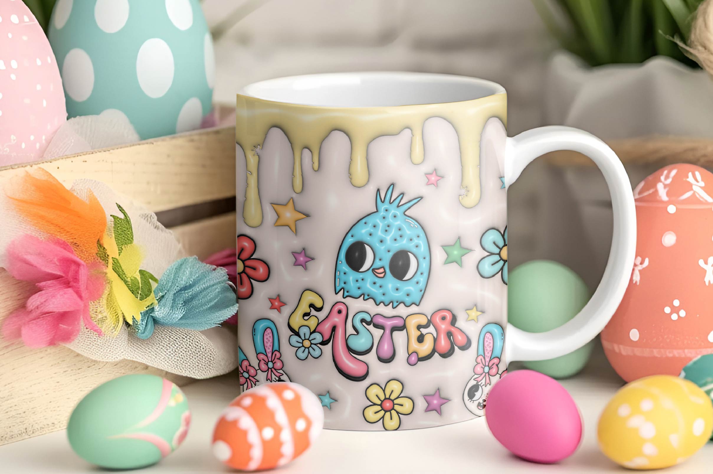 3D Inflated Easter Tumbler Bundle 4 - CraftNest - Digital Crafting and Art