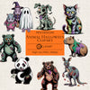 Animal Halloween Clipart