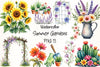 Summer Gardens Clipart Bundle