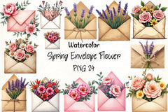 Spring Flower Clipart Bundle 7 - CraftNest - Digital Crafting and Art