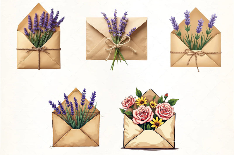 Spring Flower Clipart Bundle 7 - CraftNest - Digital Crafting and Art