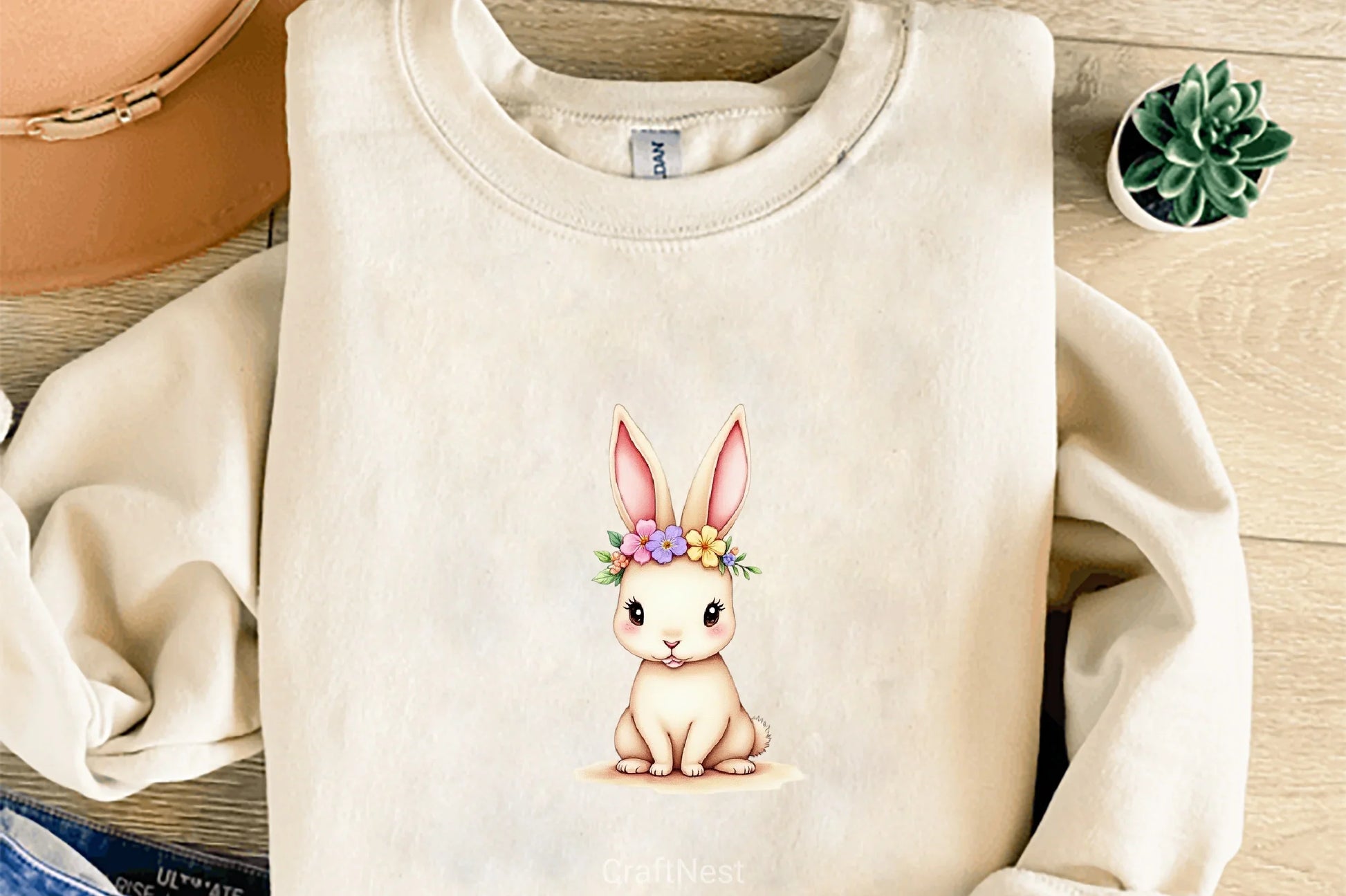 Easter Rabbit Clipart Bundle - CraftNest - Digital Crafting and Art