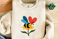 Spring Floral Bee Clipart Bundle - CraftNest - Digital Crafting and Art