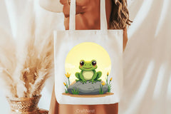 Spring Frog Clipart Bundle 3 - CraftNest - Digital Crafting and Art