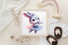 Cute Ballet Bunny Clipart Bundle - CraftNest - Digital Crafting and Art
