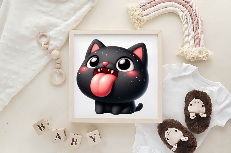 Funny Black Cats Cute Cat Clipart Bundle - CraftNest - Digital Crafting and Art