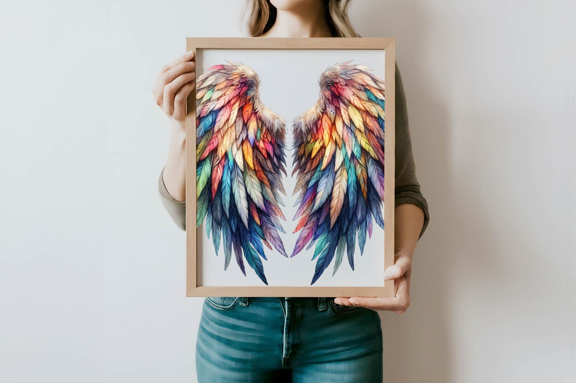 Colorful Angel Wings Clipart Bundle - CraftNest - Digital Crafting and Art