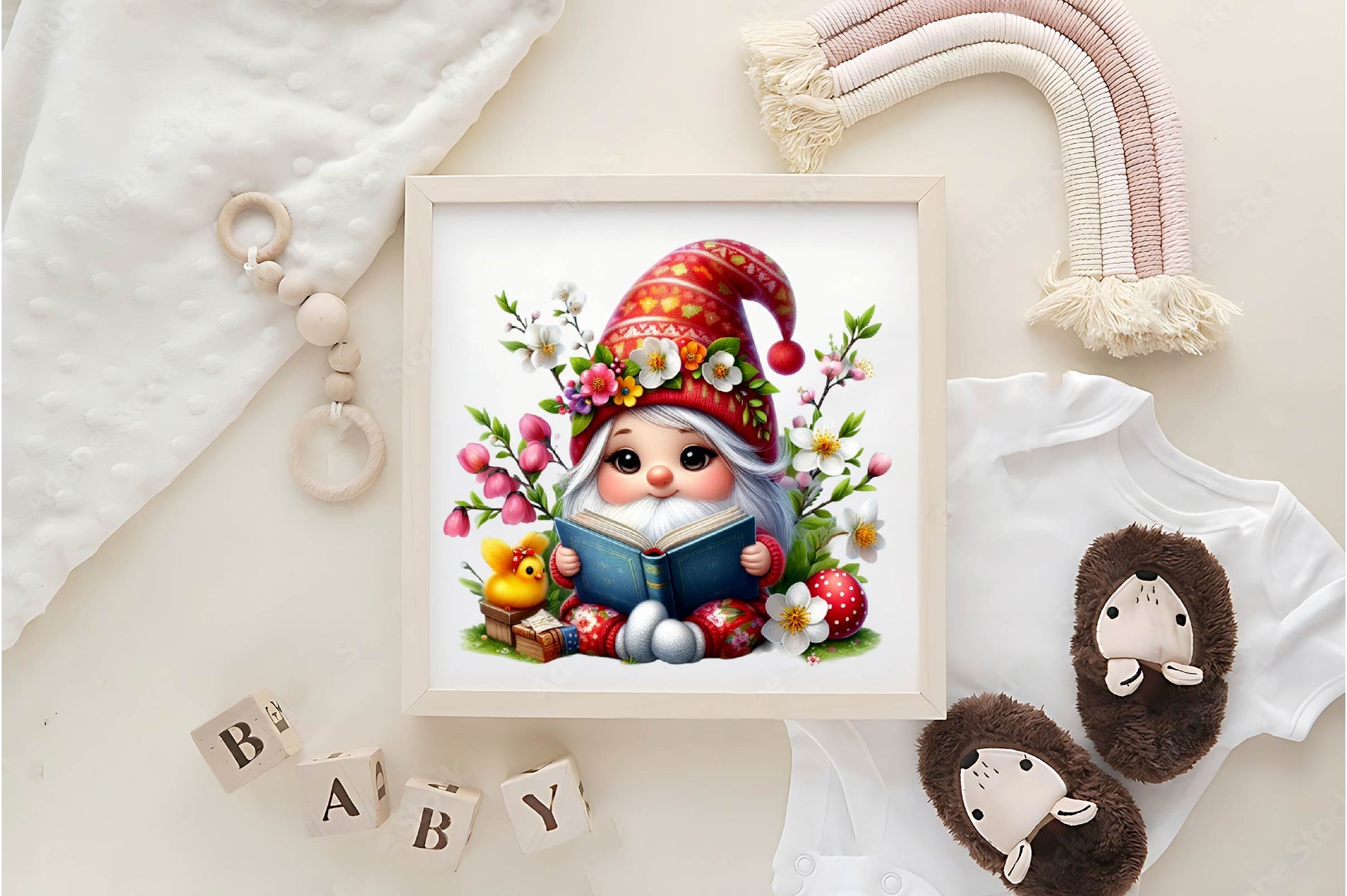 Spring Gnomes Clipart Bundle - CraftNest - Digital Crafting and Art