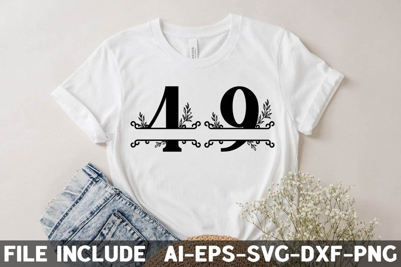 Number SVG Bundle 1 - CraftNest - Digital Crafting and Art