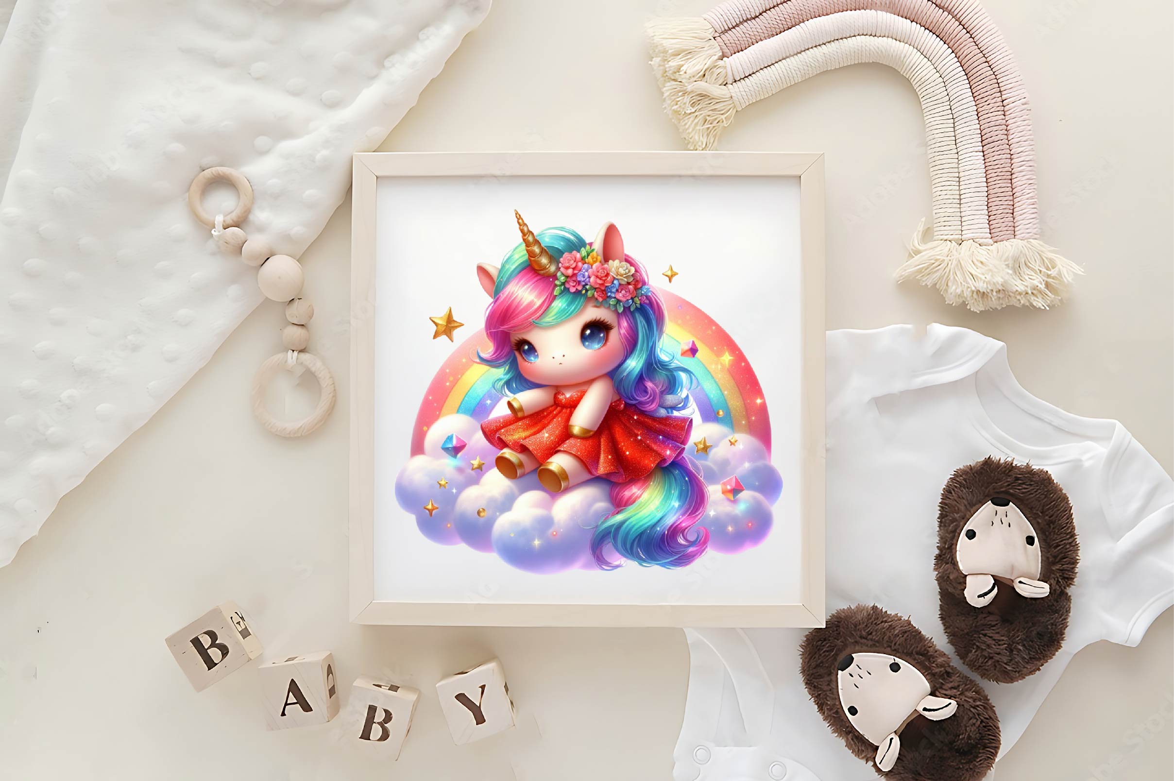 Baby Unicorn Unicorn Clipart Bundle - CraftNest - Digital Crafting and Art
