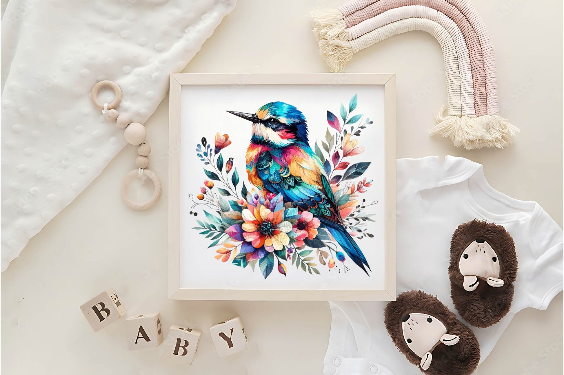 Floral Birds Clipart Bundle - CraftNest - Digital Crafting and Art