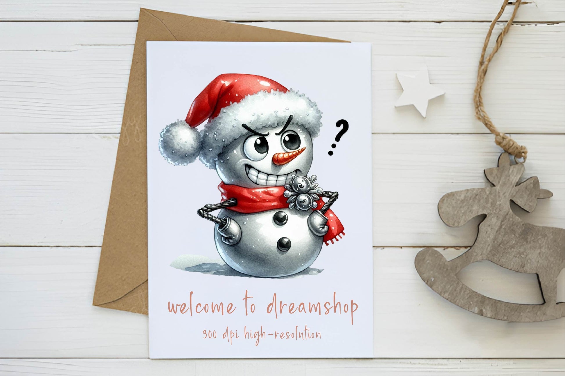 Silver Christmas Snowman Clipart Bundle - CraftNest - Digital Crafting and Art