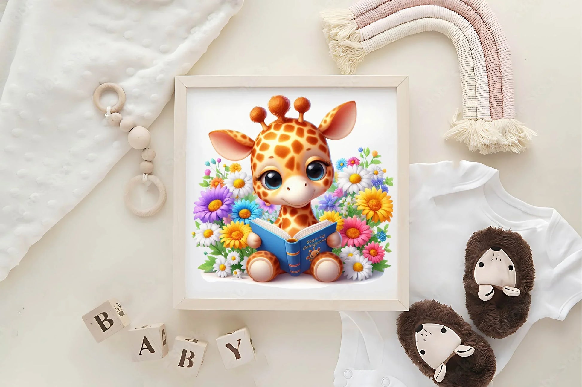 Giraffe Spring Clipart Bundle - CraftNest - Digital Crafting and Art