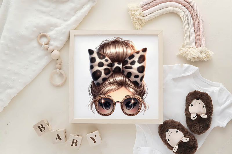 Messy Bun Mom Life Clipart Bundle - CraftNest - Digital Crafting and Art