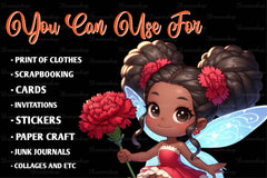 Cute Little Fairy Clipart Bundle - CraftNest - Digital Crafting and Art