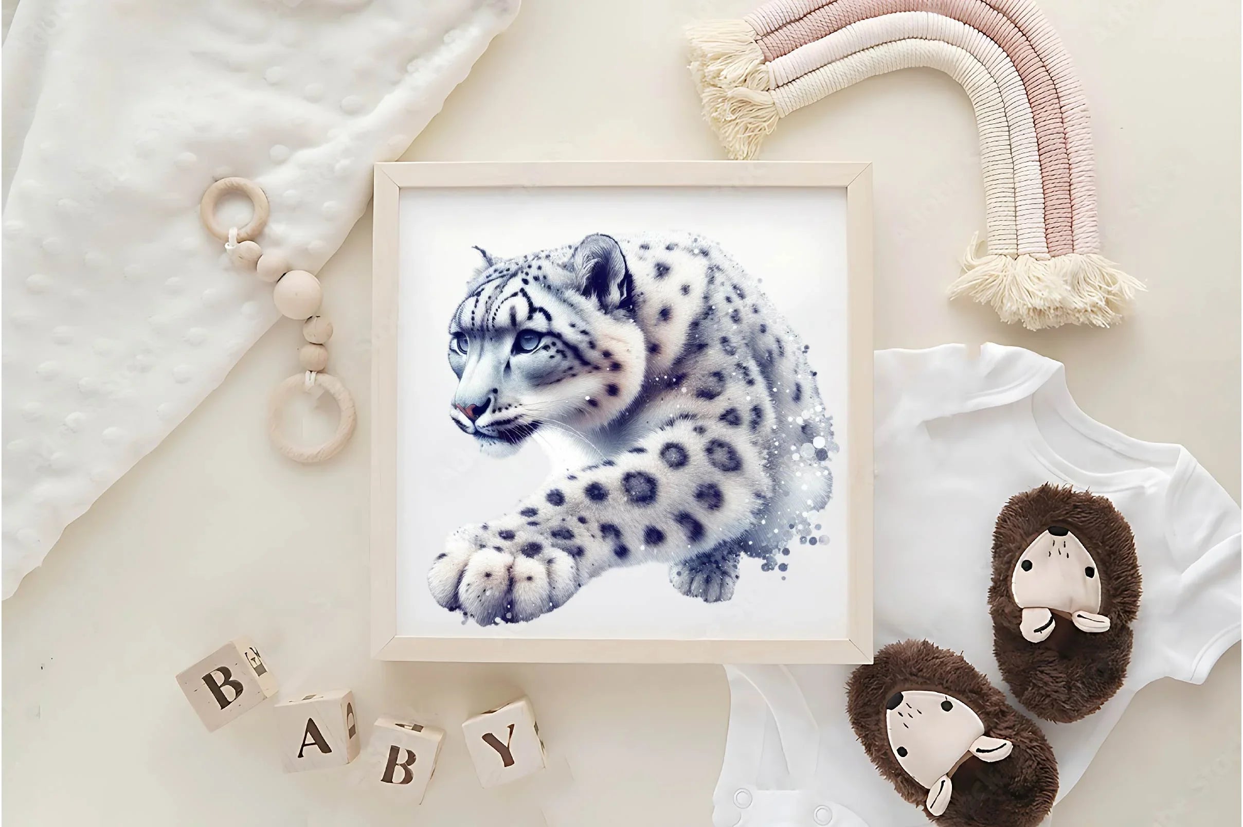 Snow Leopard Clipart Bundle - CraftNest - Digital Crafting and Art