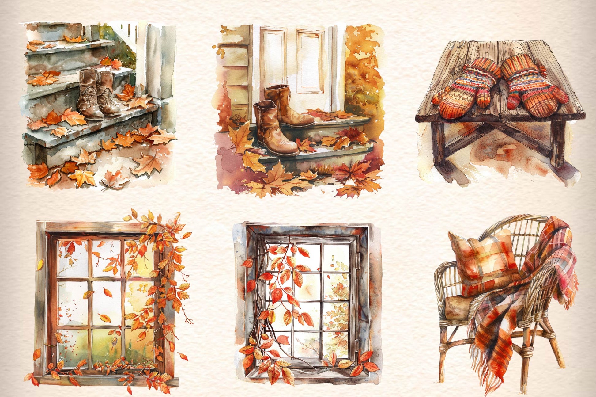 Autumn Clipart Bundle 3 - CraftNest - Digital Crafting and Art