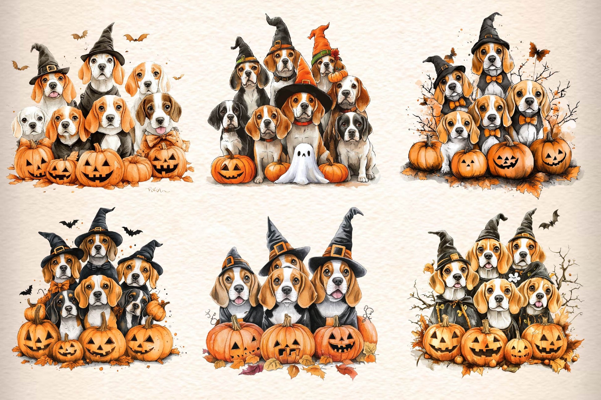 Dogs Halloween Costumes Clipart Bundle - CraftNest - Digital Crafting and Art