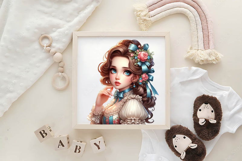 Vintage Pin Up Girl Clipart Bundle - CraftNest - Digital Crafting and Art