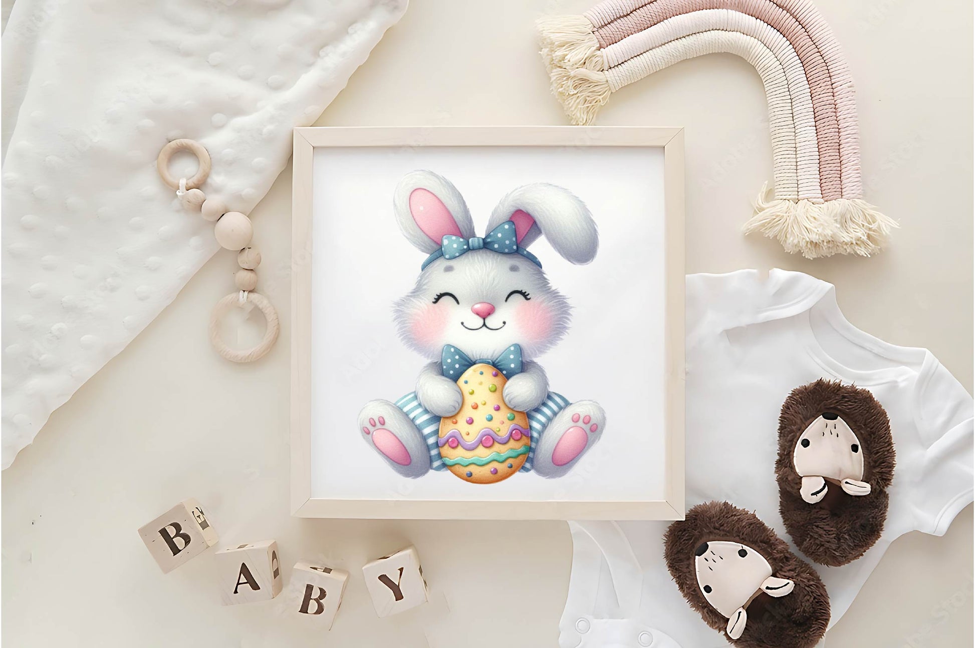 Easter Biscuit Bunny Clipart Bundle - CraftNest - Digital Crafting and Art